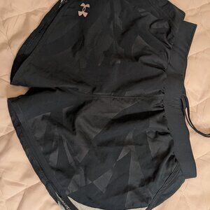 Under armour women's running shorts-small
